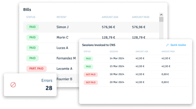 logicare request correction