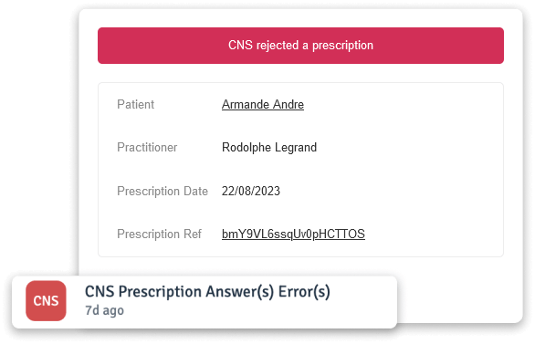 logicare cns notification